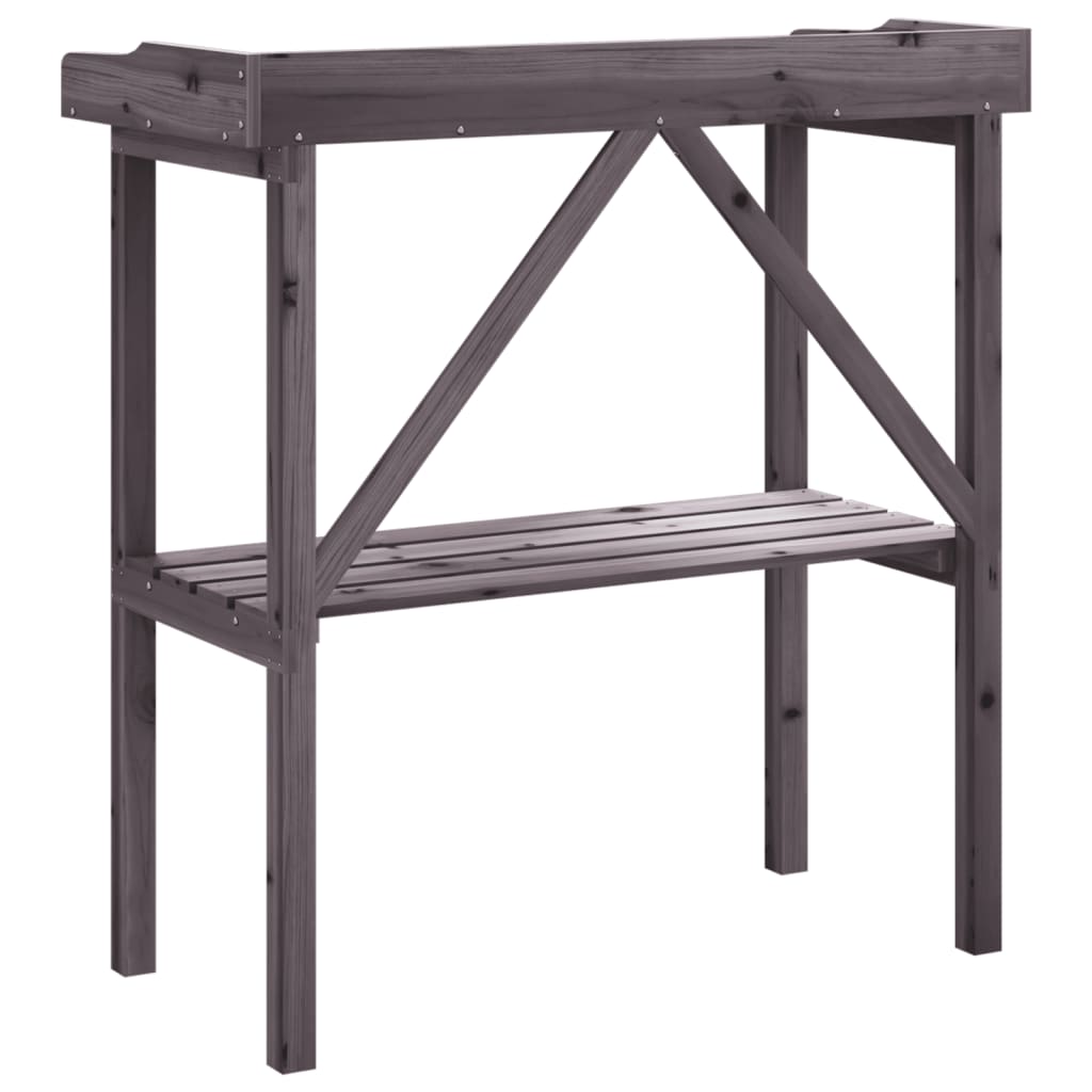 Pflanztisch mit Ablage 78x38x82,5 cm Massivholz Tanne