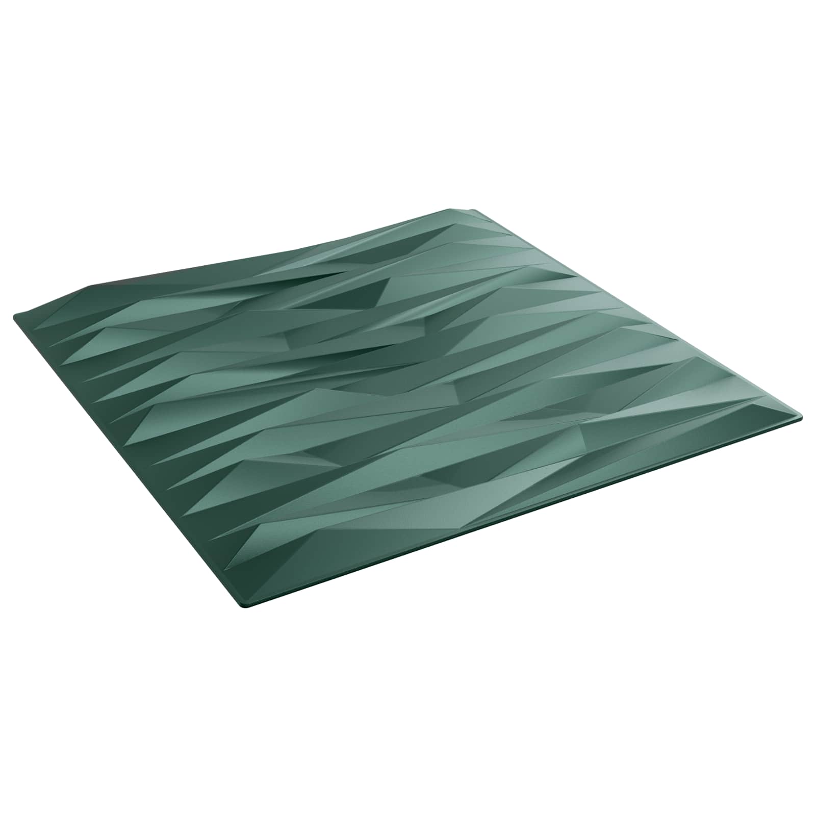 Wandpaneele 12 pcs Diamant Weiß 50 x 50 cm XPS Schaum