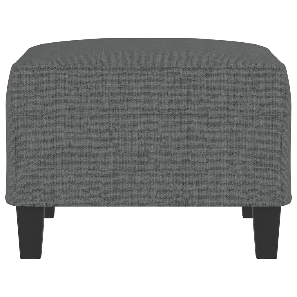 Fußhocker Hellgrau 60x50x41 cm Stoff