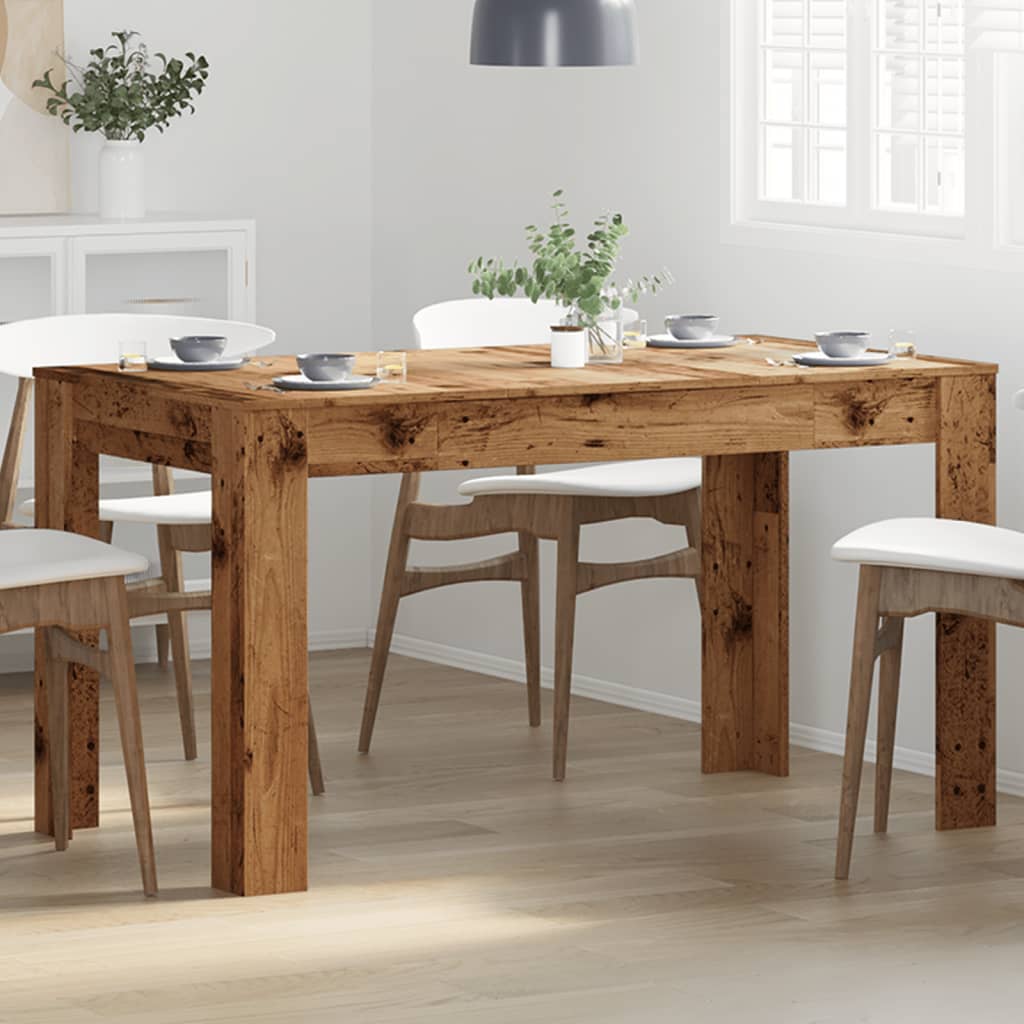 Esstisch Weiß 140x74,5x76 cm Holzwerkstoff