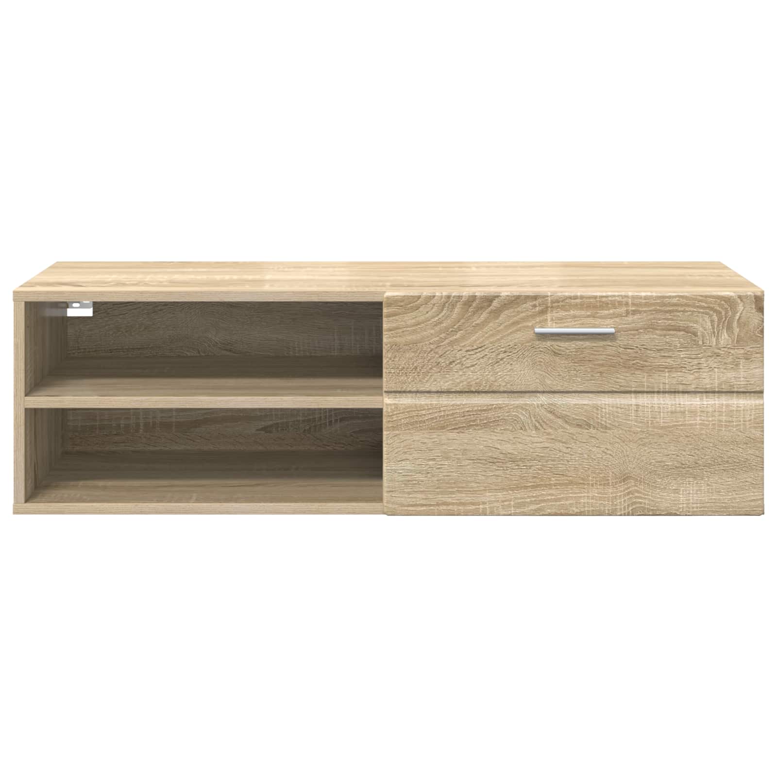 Highboard mit Regal FLORIN Weiß 60 x 35 x 182 cm Holzwerkstoff