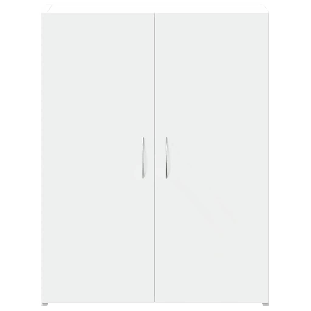 Aktenschrank Weiß 60x32x153 cm Holzwerkstoff
