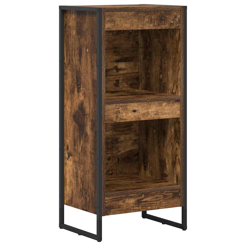 Bücherregal 2 pcs Schwarz Eichen-Optik 60 x 30 x 189,5 cm
