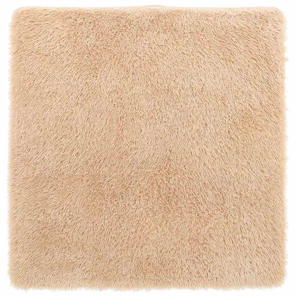 Teppich Shaggy Hochflor NAVARRA Beige 60x100 cm Polyester