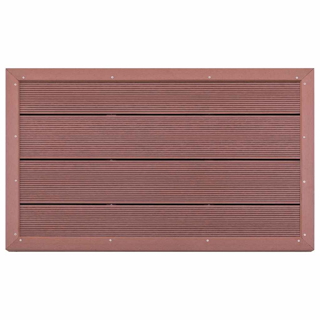 Bodenelement für Solardusche Braun 101x63x5,5 cm WPC
