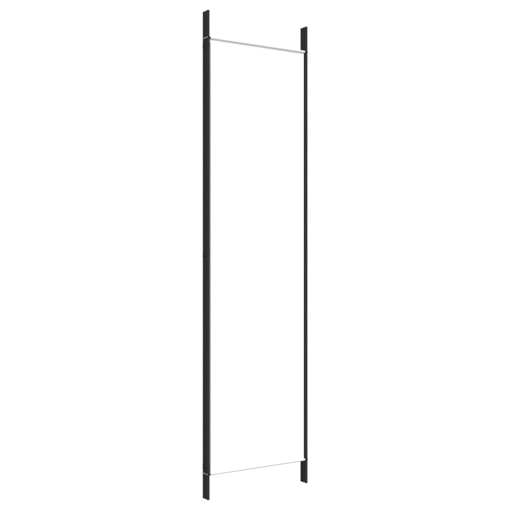 3-tlg. Paravent Schwarz 150x200 cm Stoff