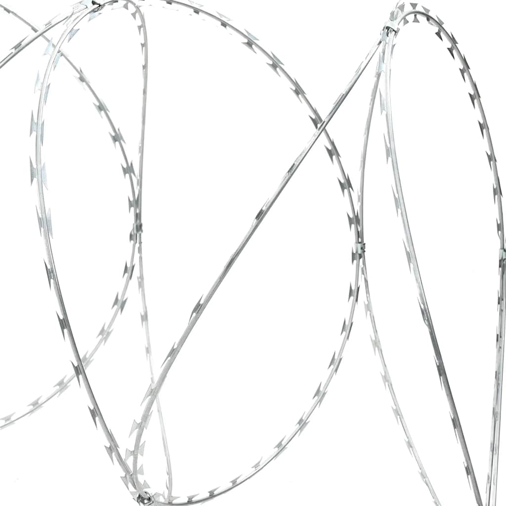 Stacheldraht Concertina Klingendraht Verzinkter Stahl 100 m