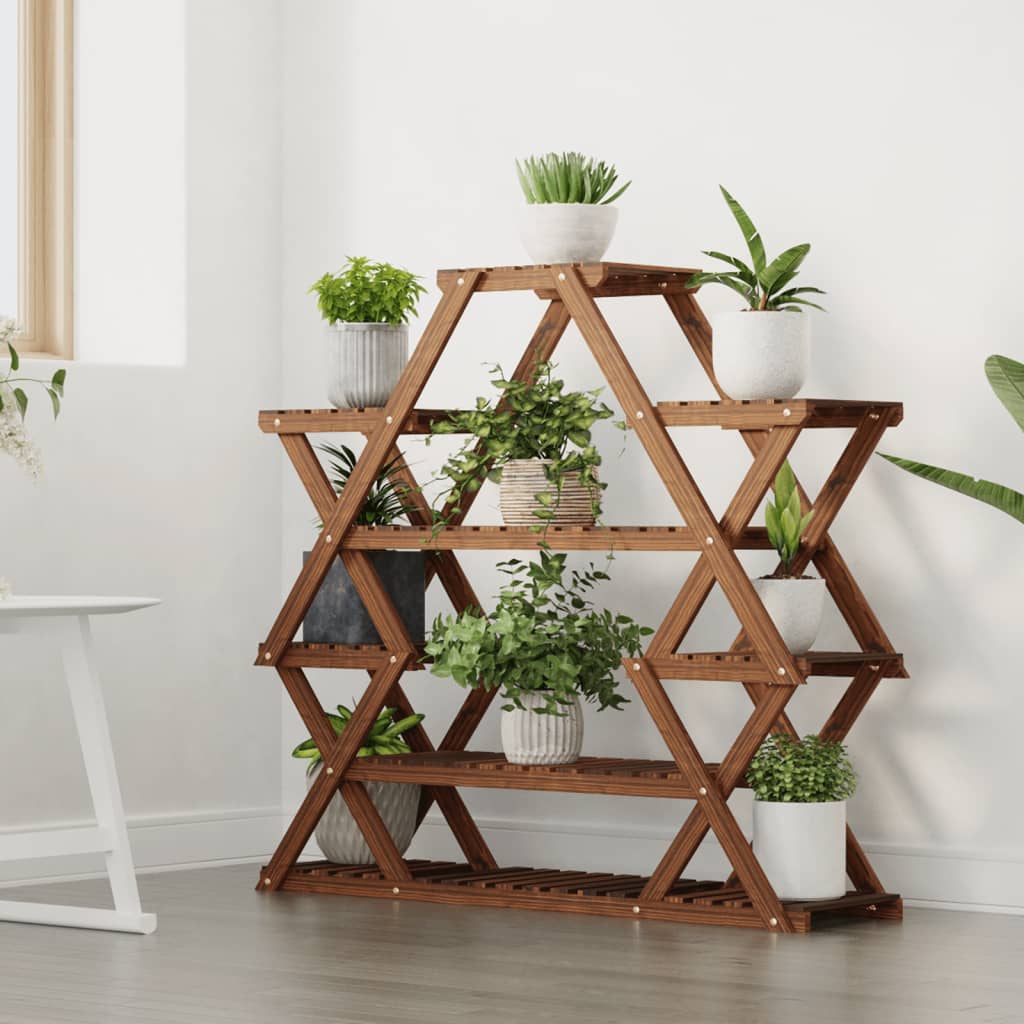 Blumenständer 110x25x96 cm Massivholz Tanne