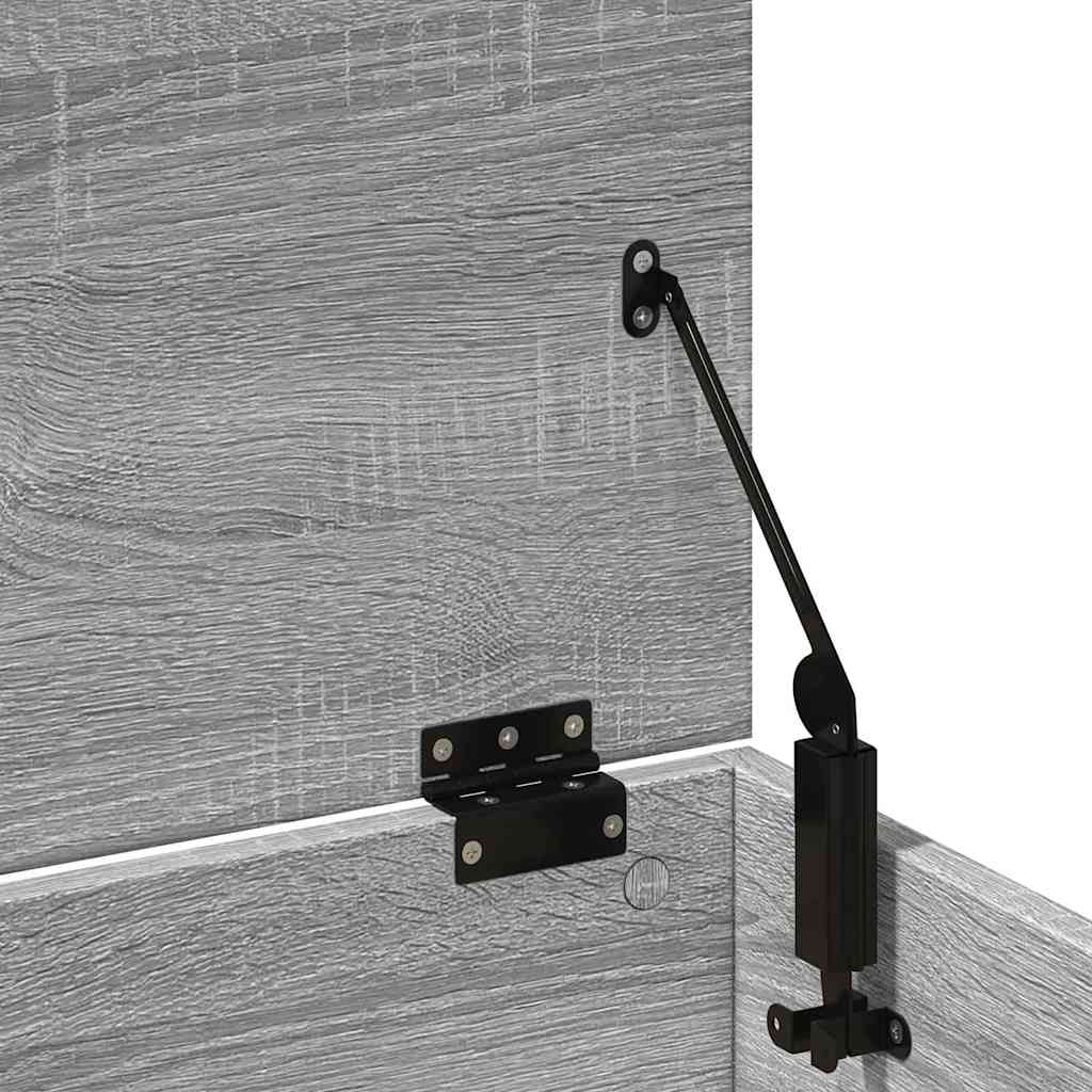 Aufbewahrungstruhe Weiß 84x42x46 cm Holzwerkstoff