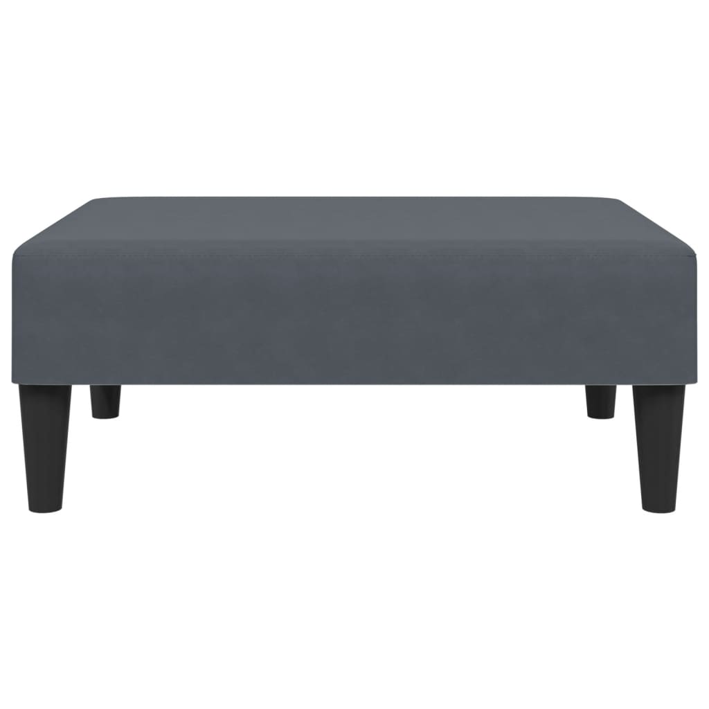 Fußhocker Blau 77x55x31 cm Samt