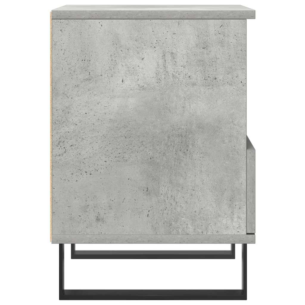 Bettschrank Schwarz Eichen-Optik 40 x 35 x 50 cm Holzwerkstoff