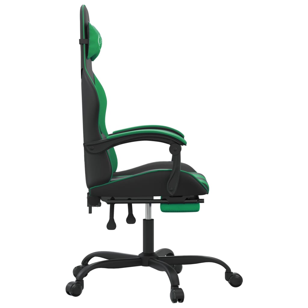 Gaming-Stuhl Drehbar Schwarz und Rot Kunstleder
