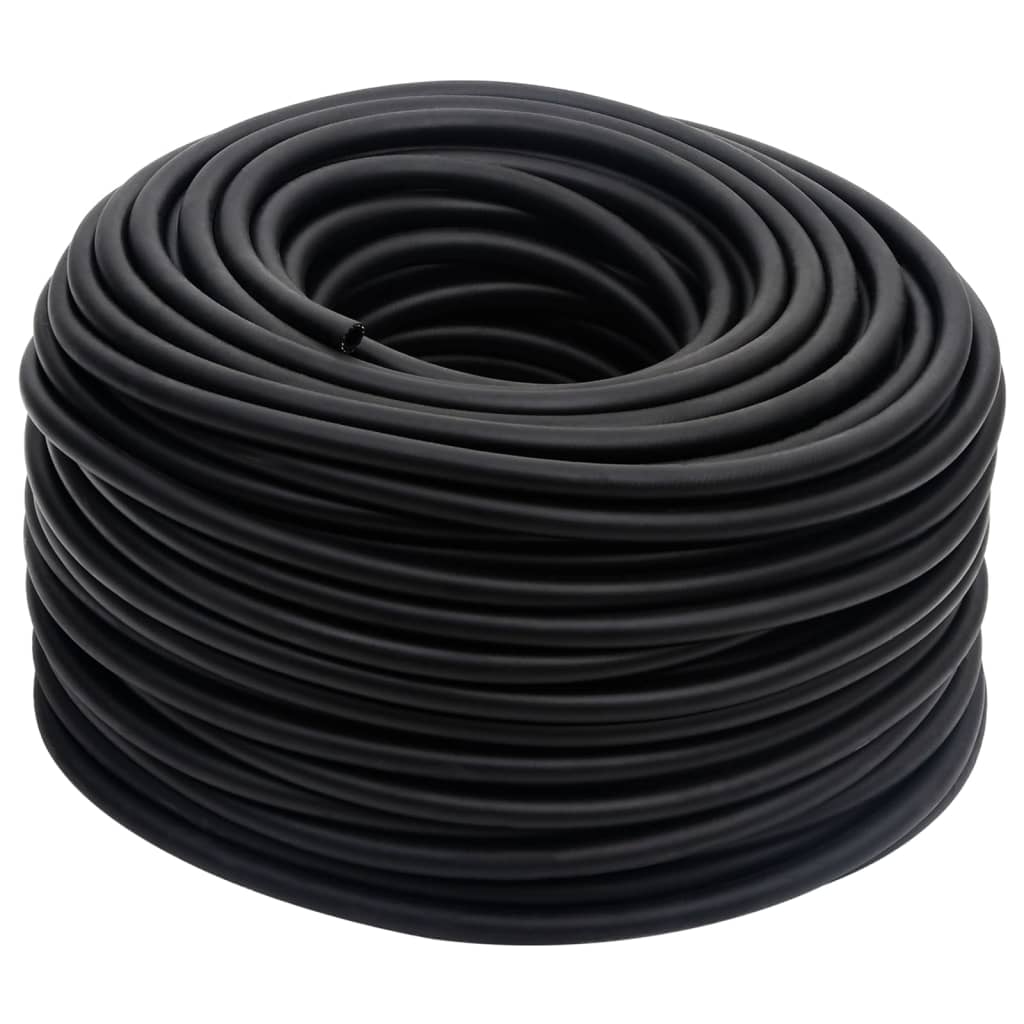Hybrid-Luftschlauch Schwarz 0,6" 20 m Gummi und PVC