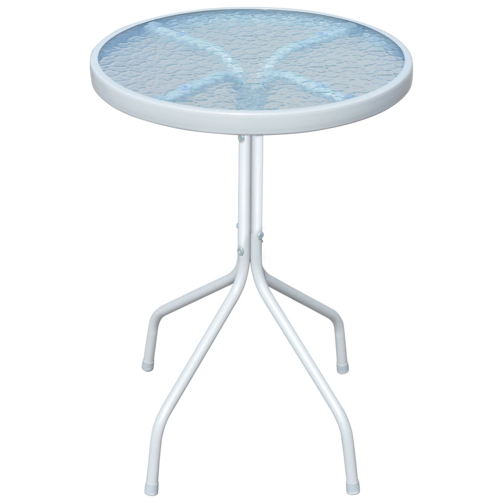 Bistrotisch Grau 80x71 cm Stahl