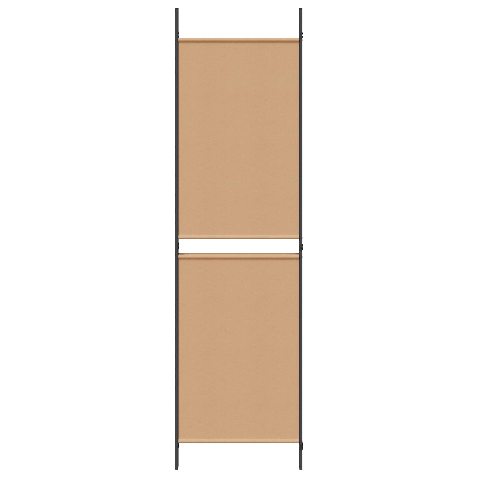 3-teiliger Raumteiler Beige 150 x 180 cm Stoff