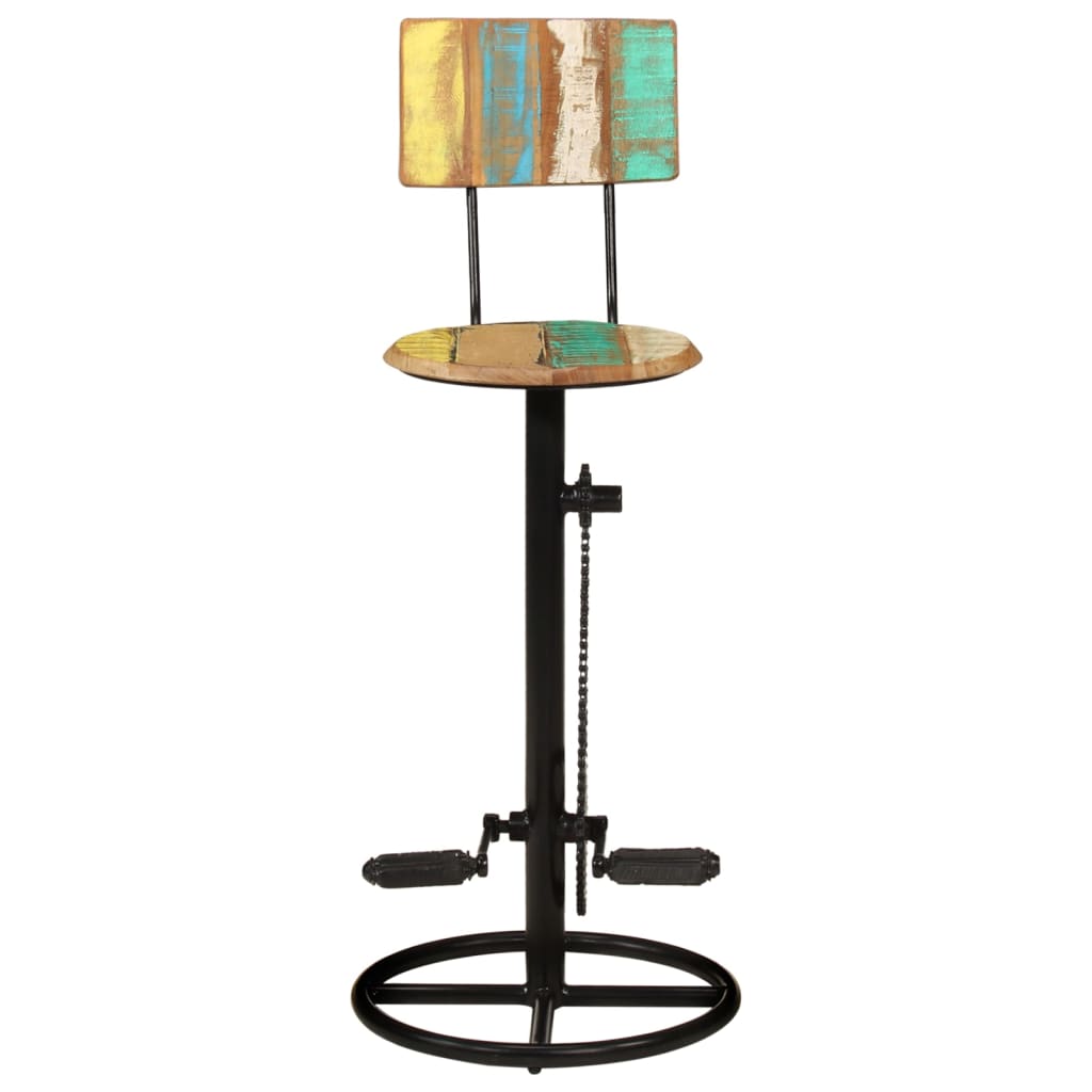 Barhocker 2 Stk. Massivholz Mango