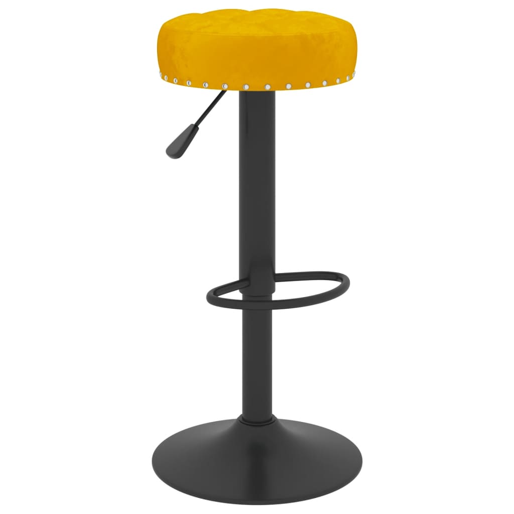 Barhocker 2 Stk. Creme Samt