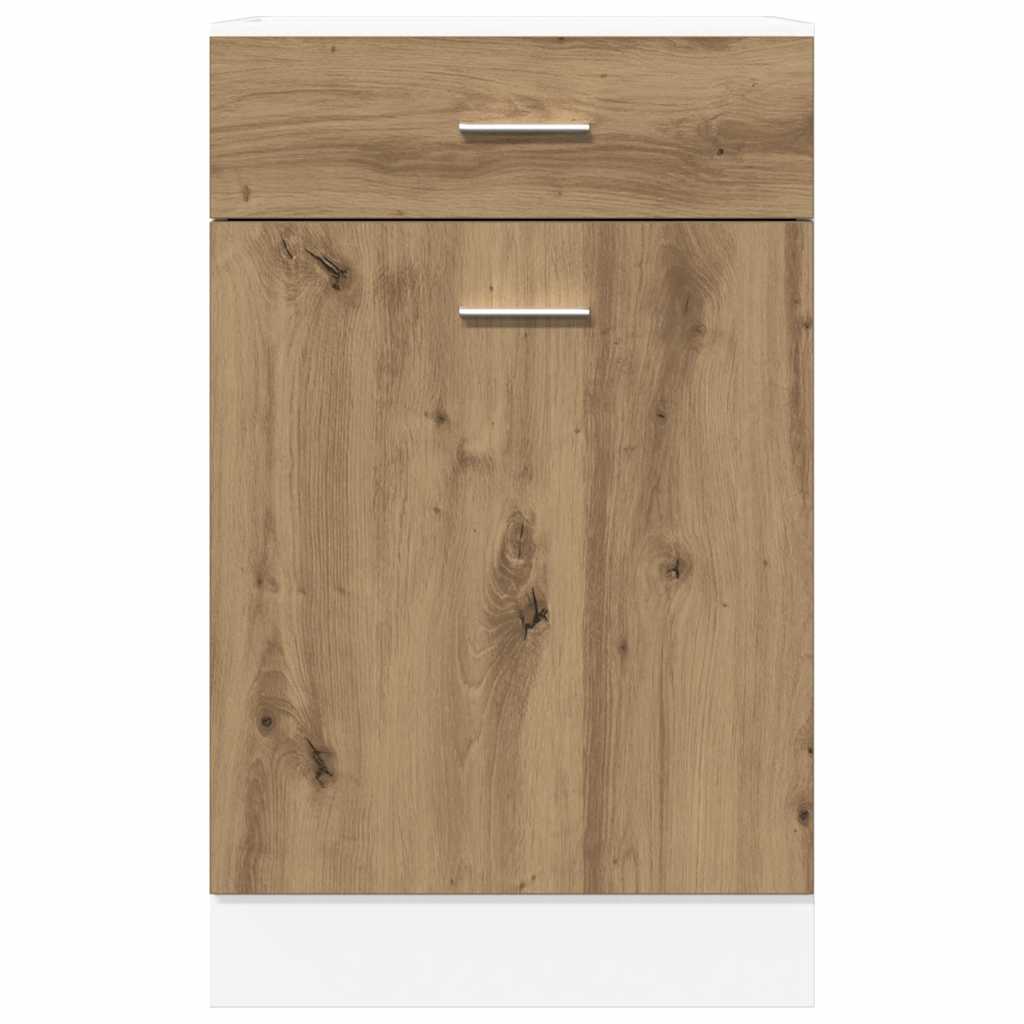 Unterschrank Lyon Weiß 60x46x81,5 cm Holzwerkstoff