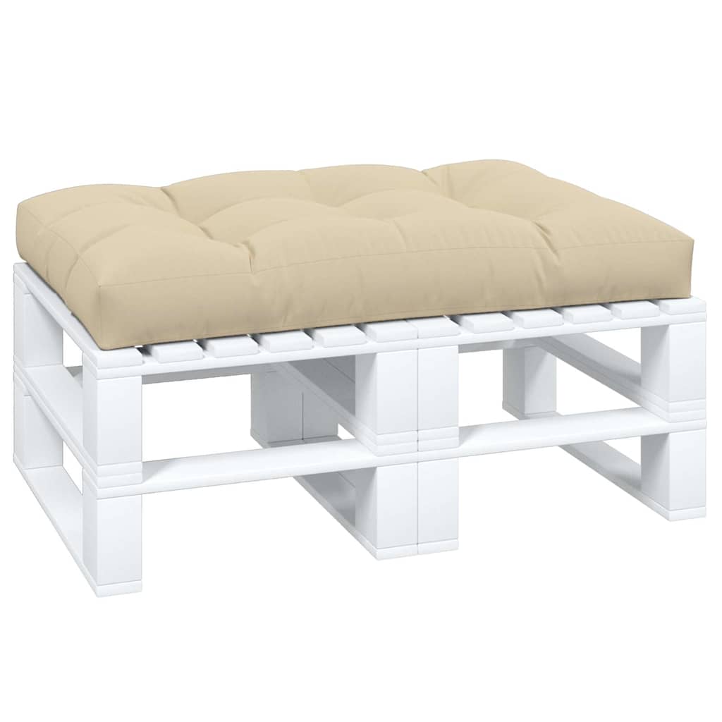 Palettenkissen Anthrazit 50x50x12 cm Stoff