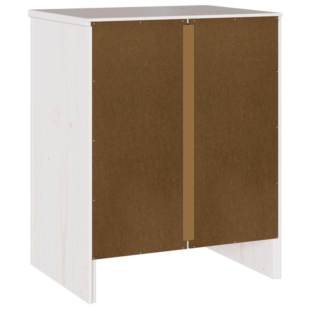 Couchtisch Drammen Eiche 45 x 35 x 56 cm Massives Kiefernholz