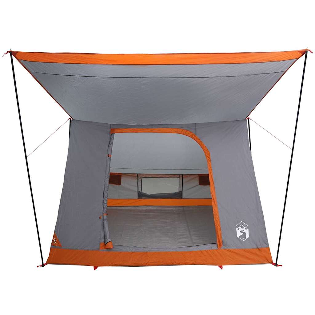 Campingzelt mit Dach mit Speicher Grün 282 x 225 x 154 cm Taft