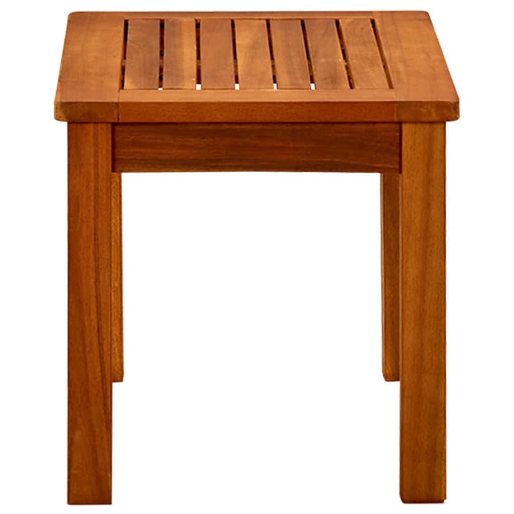Couchtisch Helles Akazienholz 45 x 45 x 36 cm Massivholz Akazie
