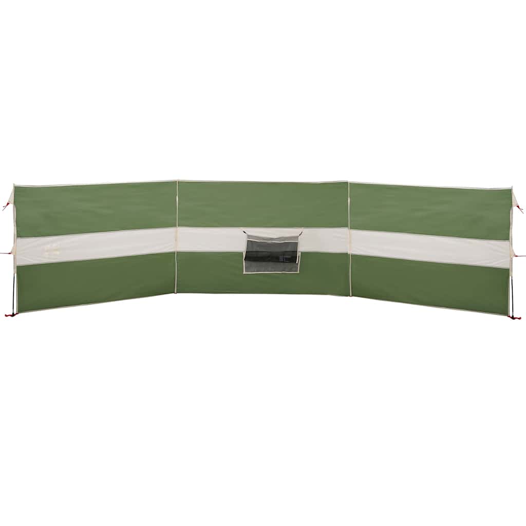 Camping-Windschutz Grün 344x120 cm Wasserdicht