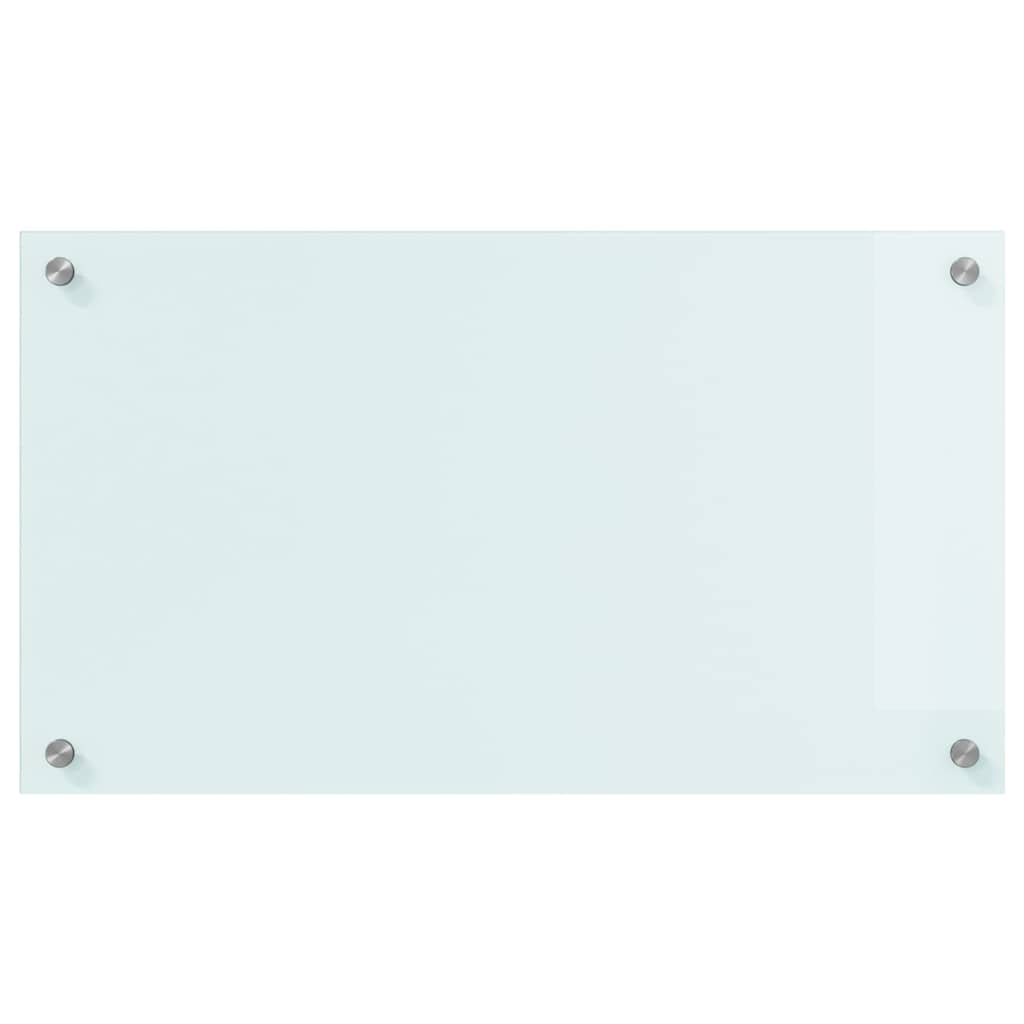 Küchenrückwand 2 pcs Weiß 70 x 40 cm Gehärtetes Glas