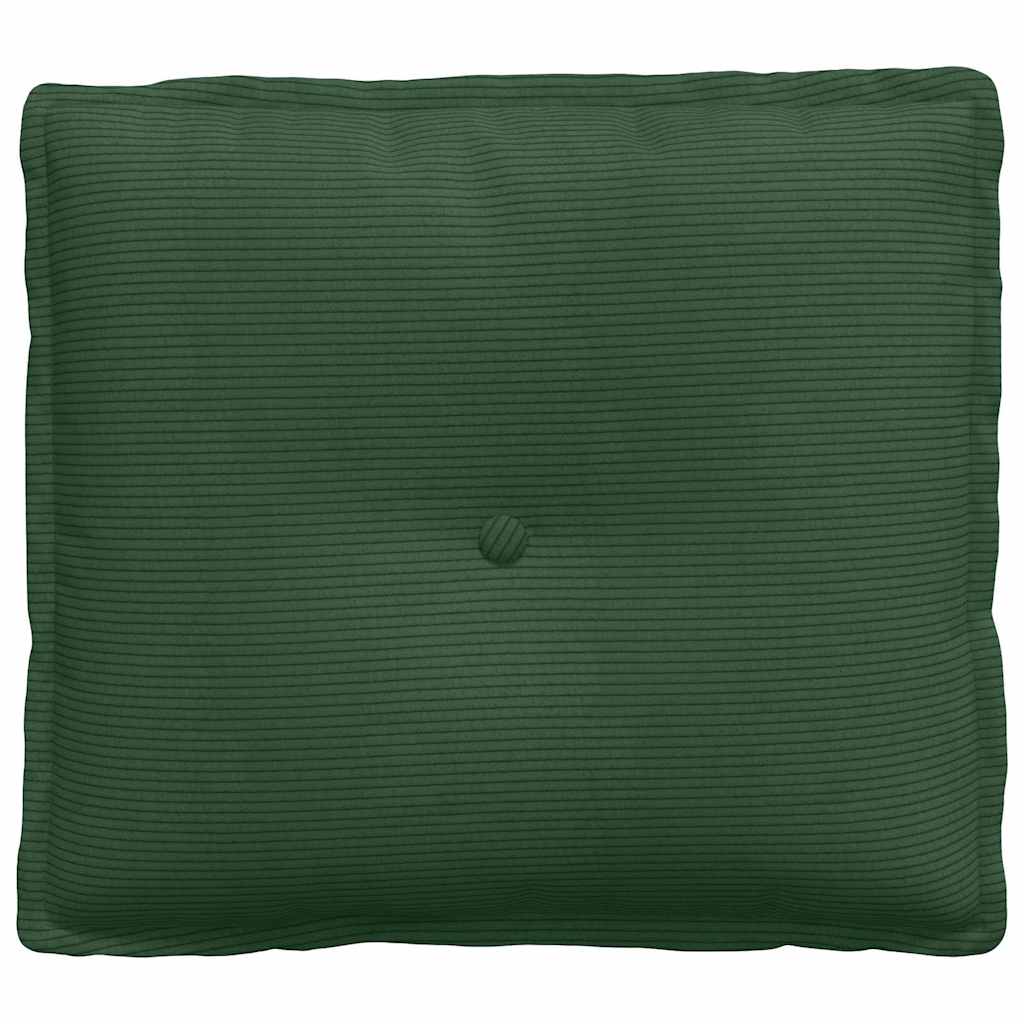 Rückenkissen Hellgrau 50 x 45 cm Cordstoff