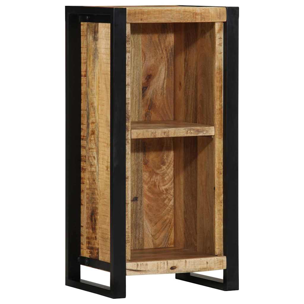 Nachttisch mit Regal Braun 40 x 30 x 80 cm Massivholz Mango
