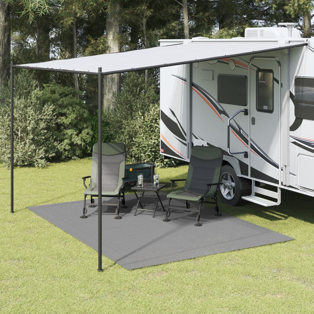 Zeltteppich Anthrazit 4x2 m