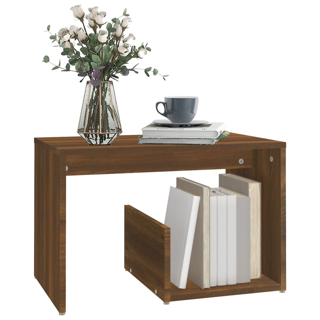 Beistelltisch Weiß 59x36x38 cm Holzwerkstoff