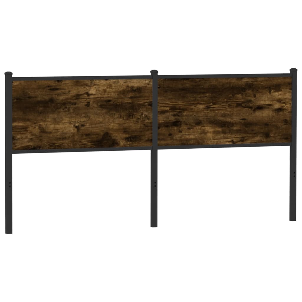 Ersatz-Kopfteil Räuchereiche 75 cm Holzwerkstoff und Stahl
