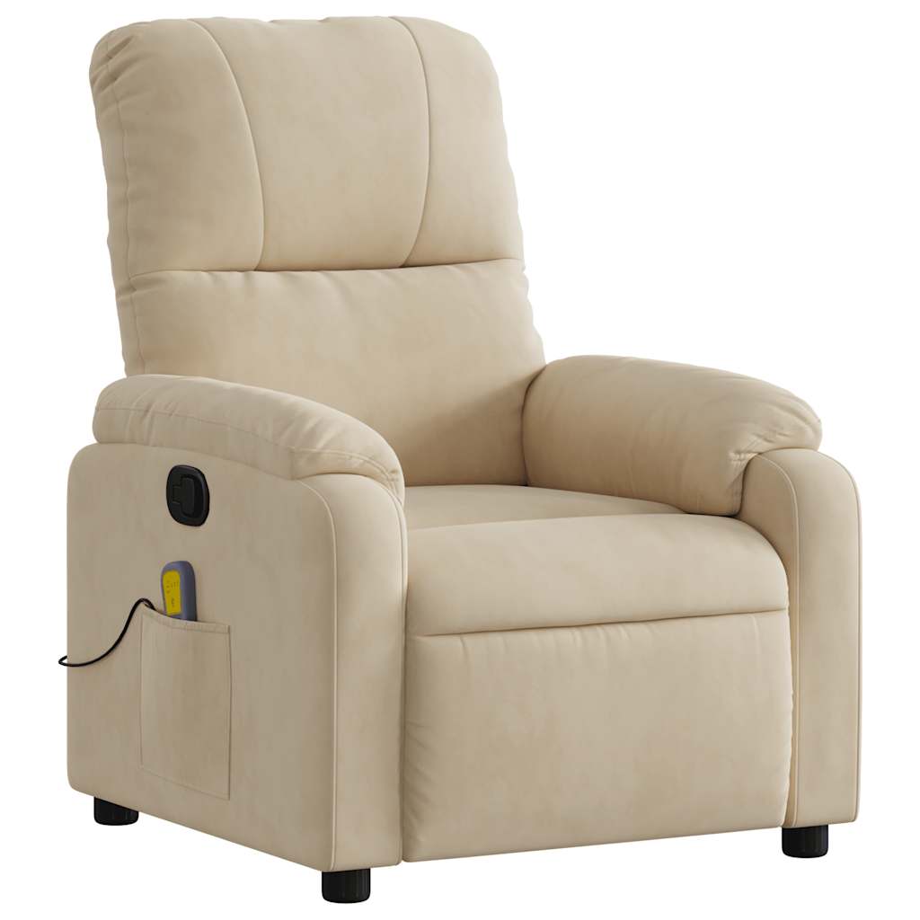 Relaxsessel Elektrisch Braun Mikrofasergewebe