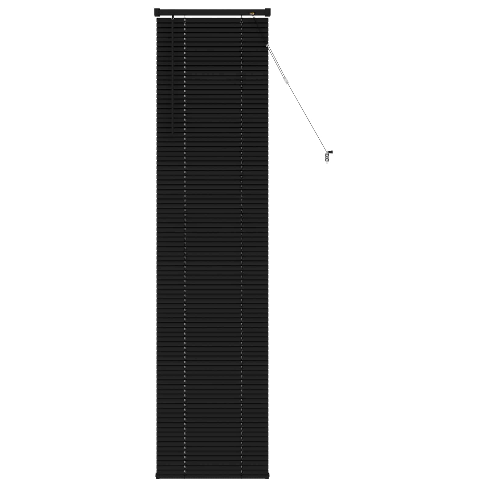 Jalousie Silber Grau 150 x 40 cm 25 mm PVC