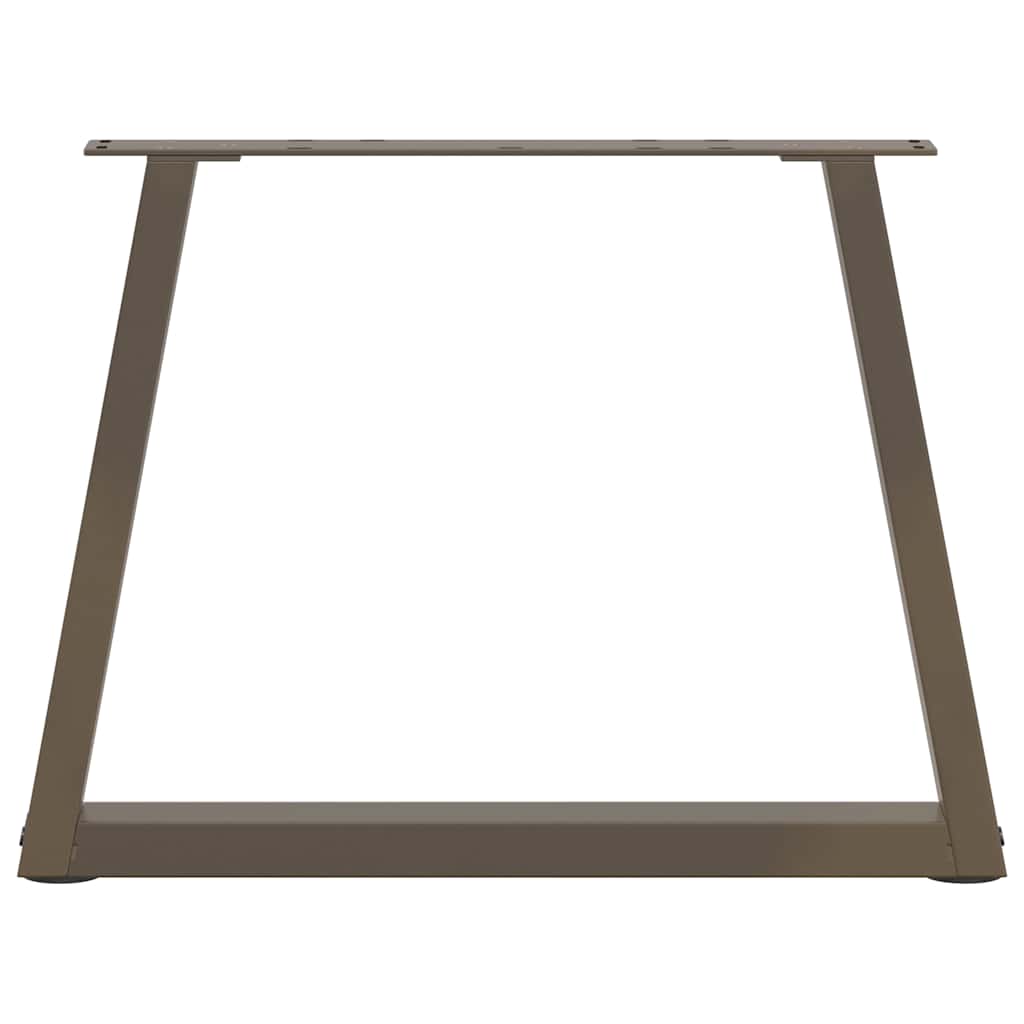 Couchtischbeine V-Form 2 Stück Schwarz 30x(30-31,3) cm Stahl