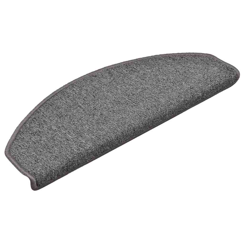 Stufenmatten 15 Stk. 56x17x3 cm Anthrazit Halbrund
