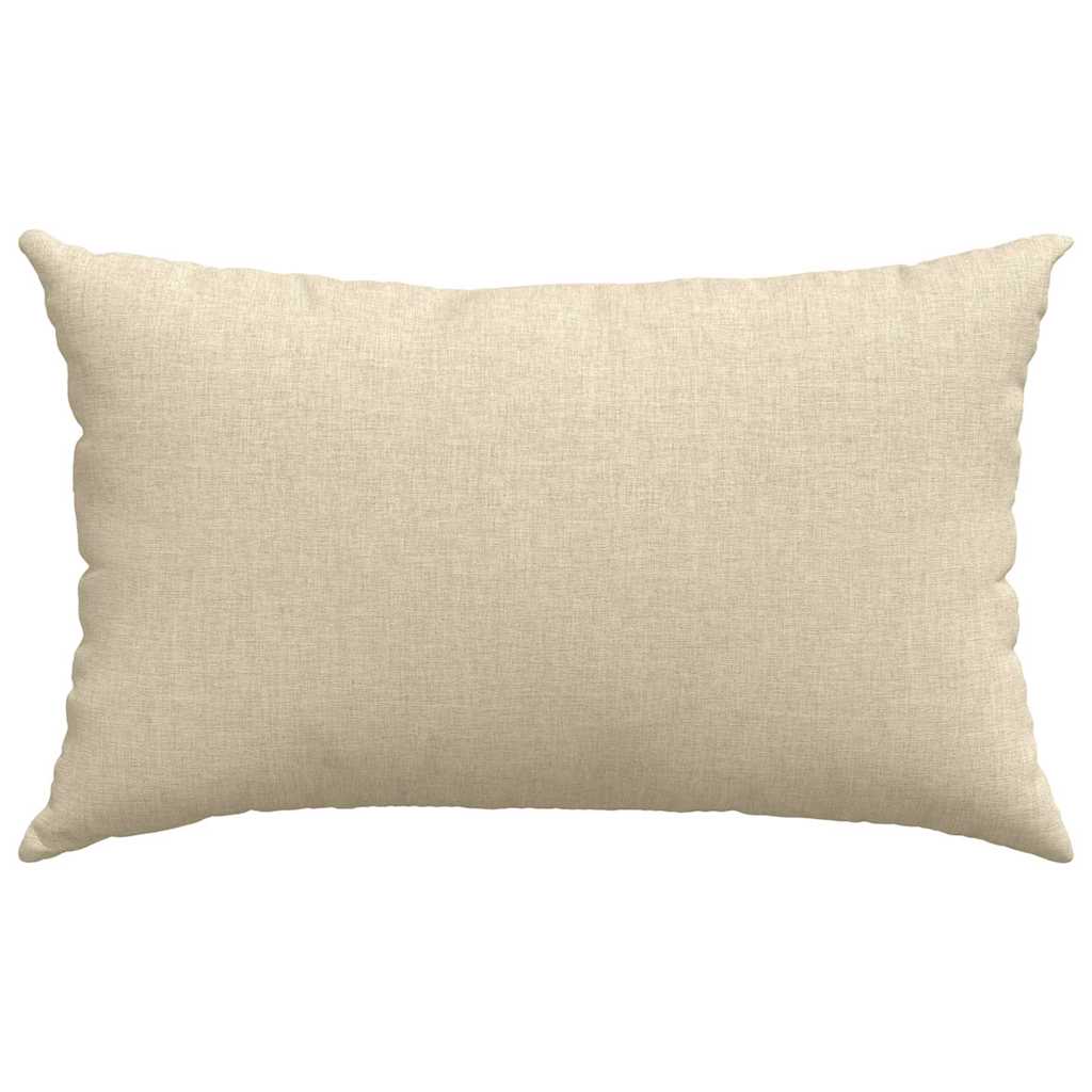Sofakissen 2 pcs Hellgrau 50 x 30 cm Stoff