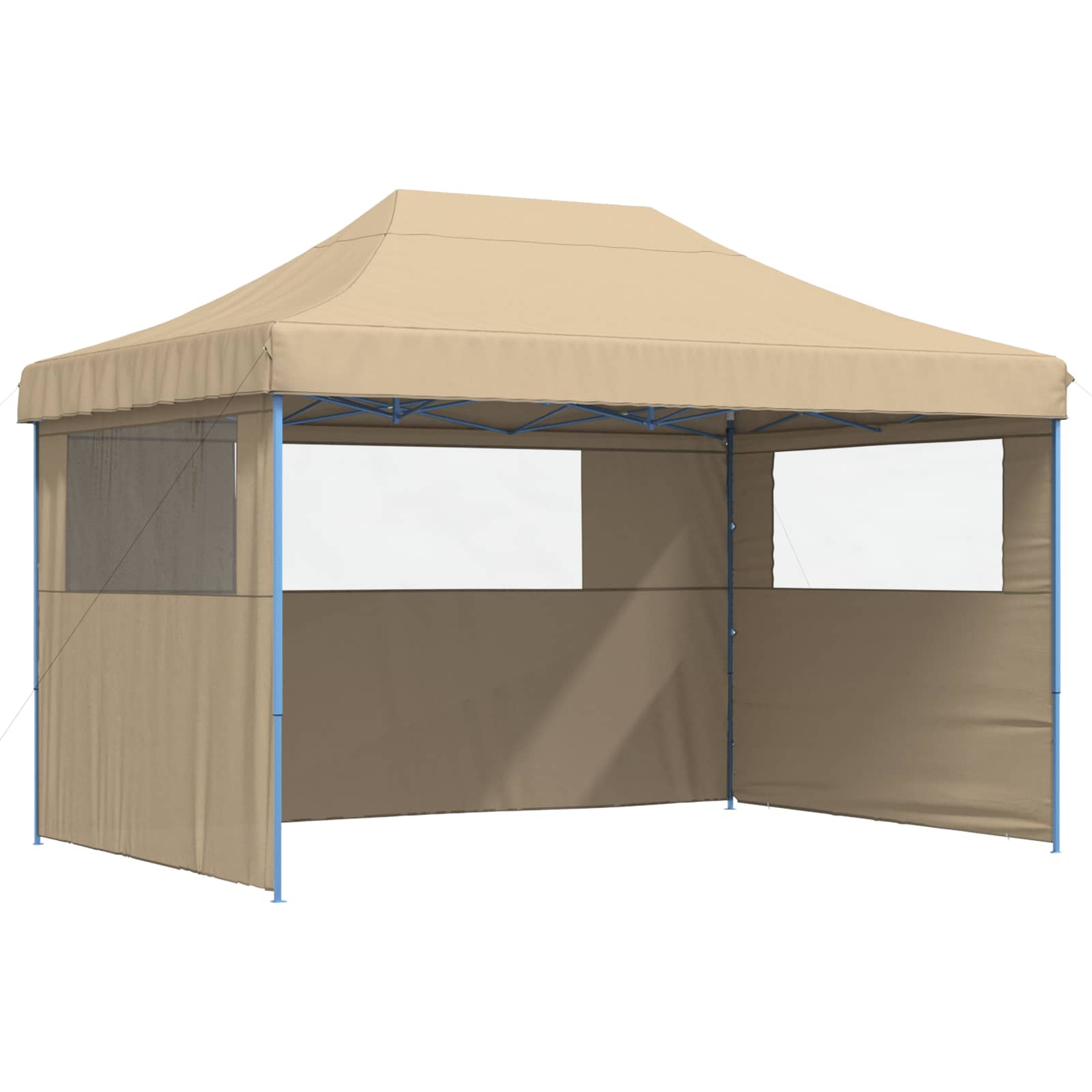 Partyzelt Faltbar Pop-Up Beige 410x279x315 cm