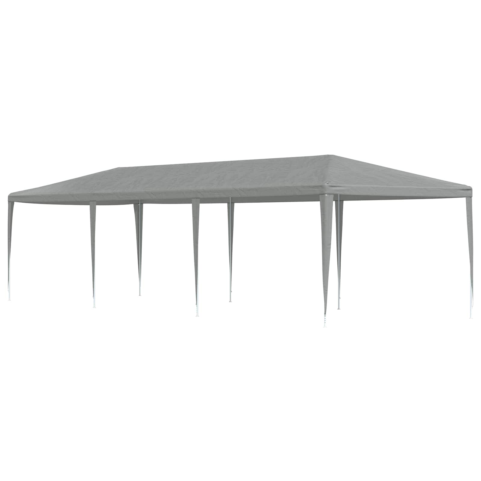 Partyzelt 400 x 300 x 255 cm Rot PE und Stahl