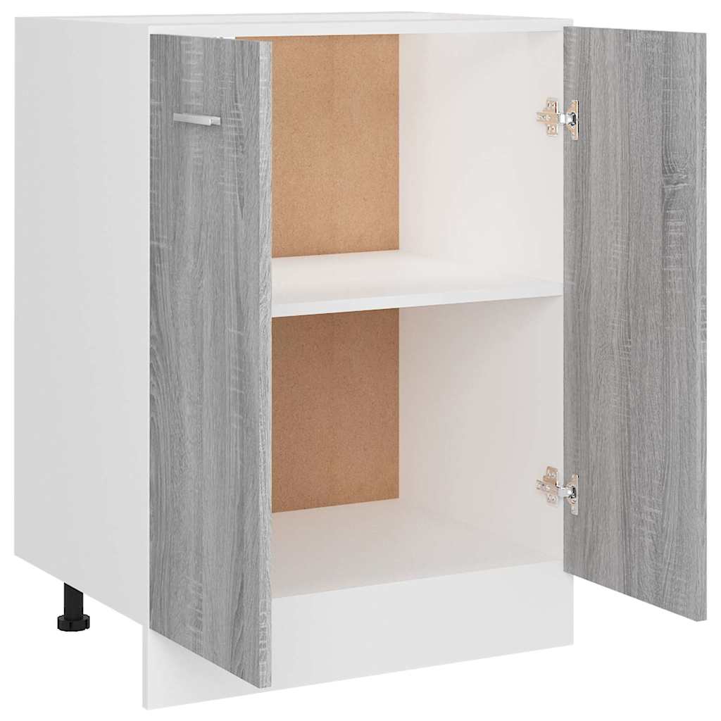 Unterschrank Lyon Weiß 60x46x81,5 cm Holzwerkstoff