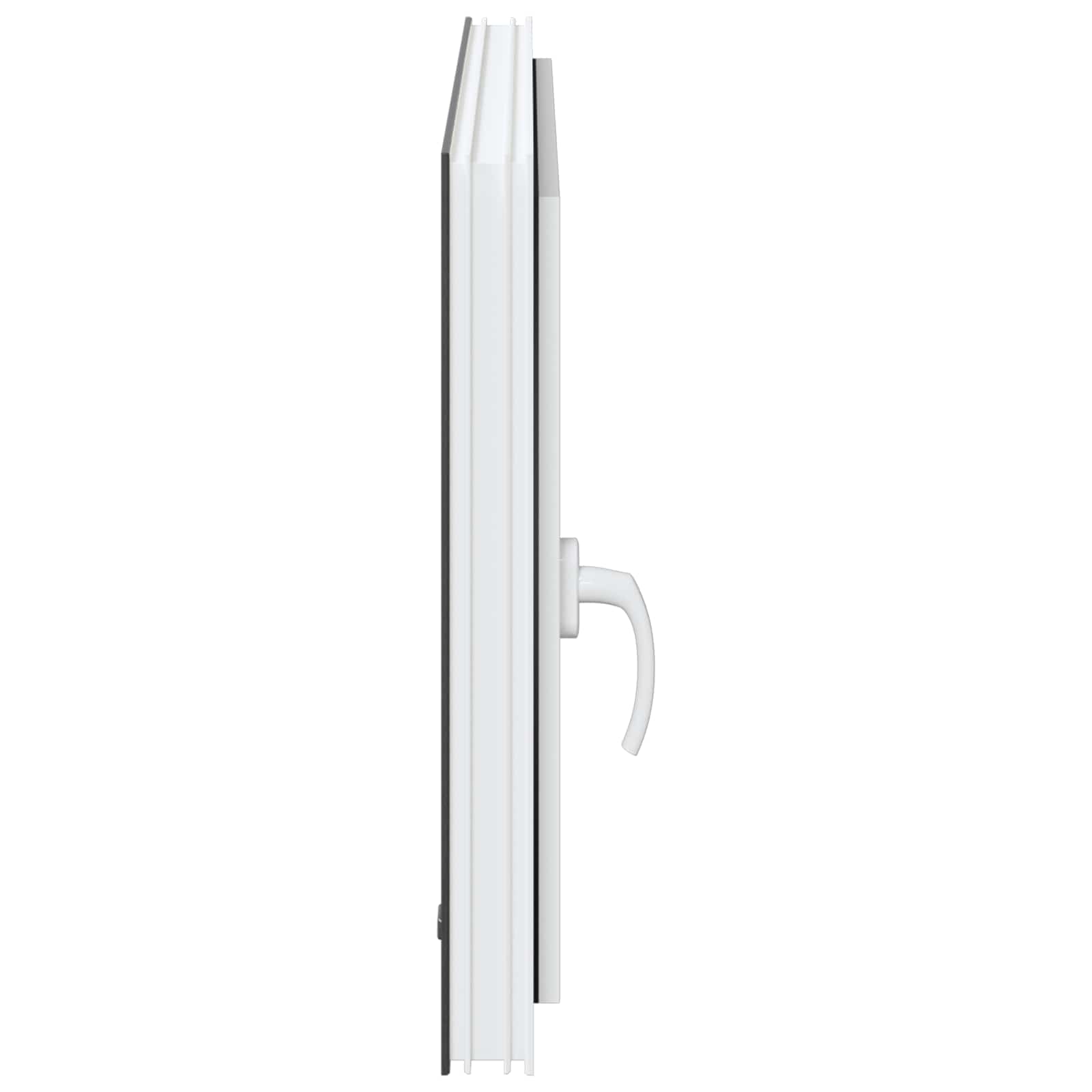 Kellerfenster RISOR 50 x 50 cm PVC und Glas Weiß