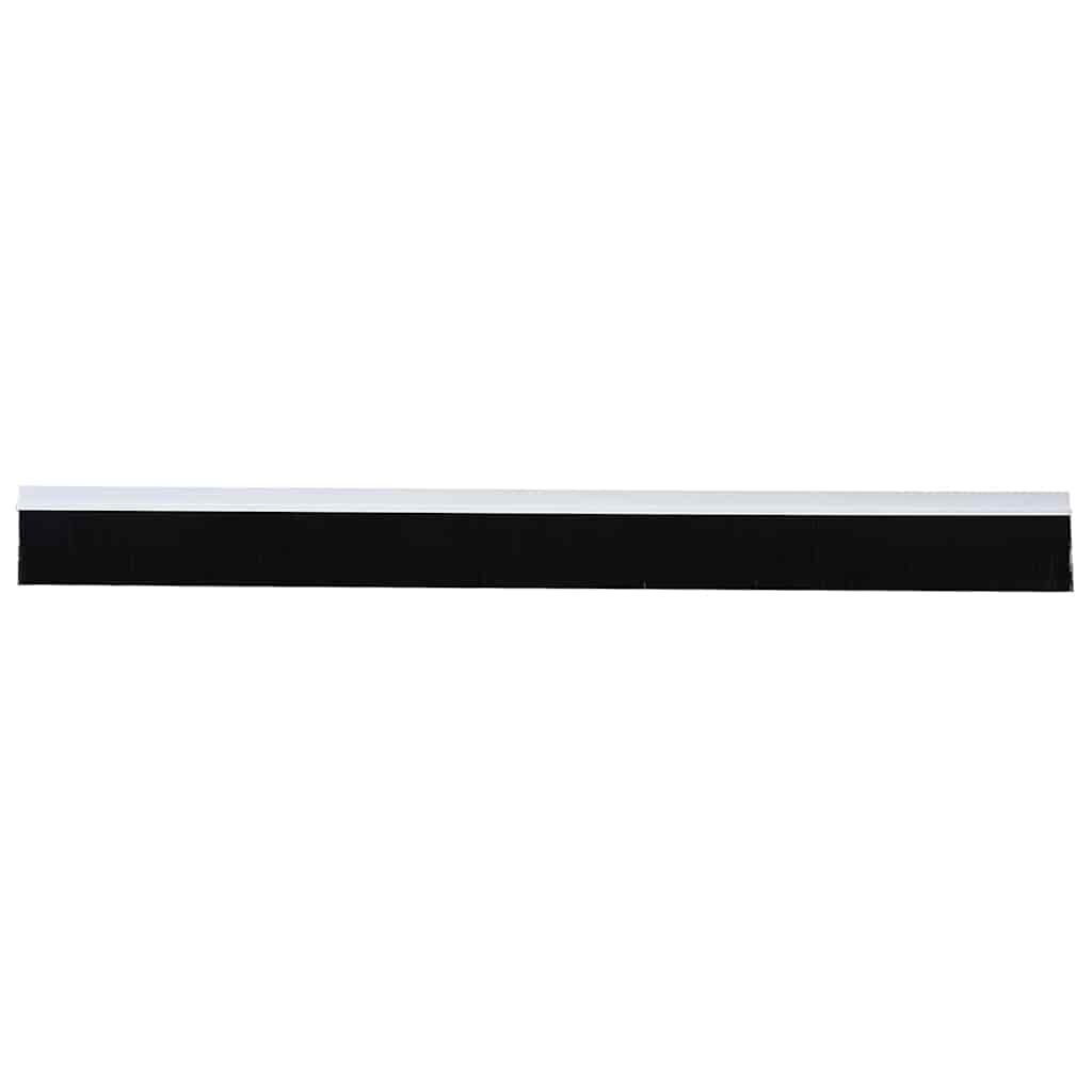 Selbstklebende Türbürstendichtungen 2 pcs Braun 100 cm