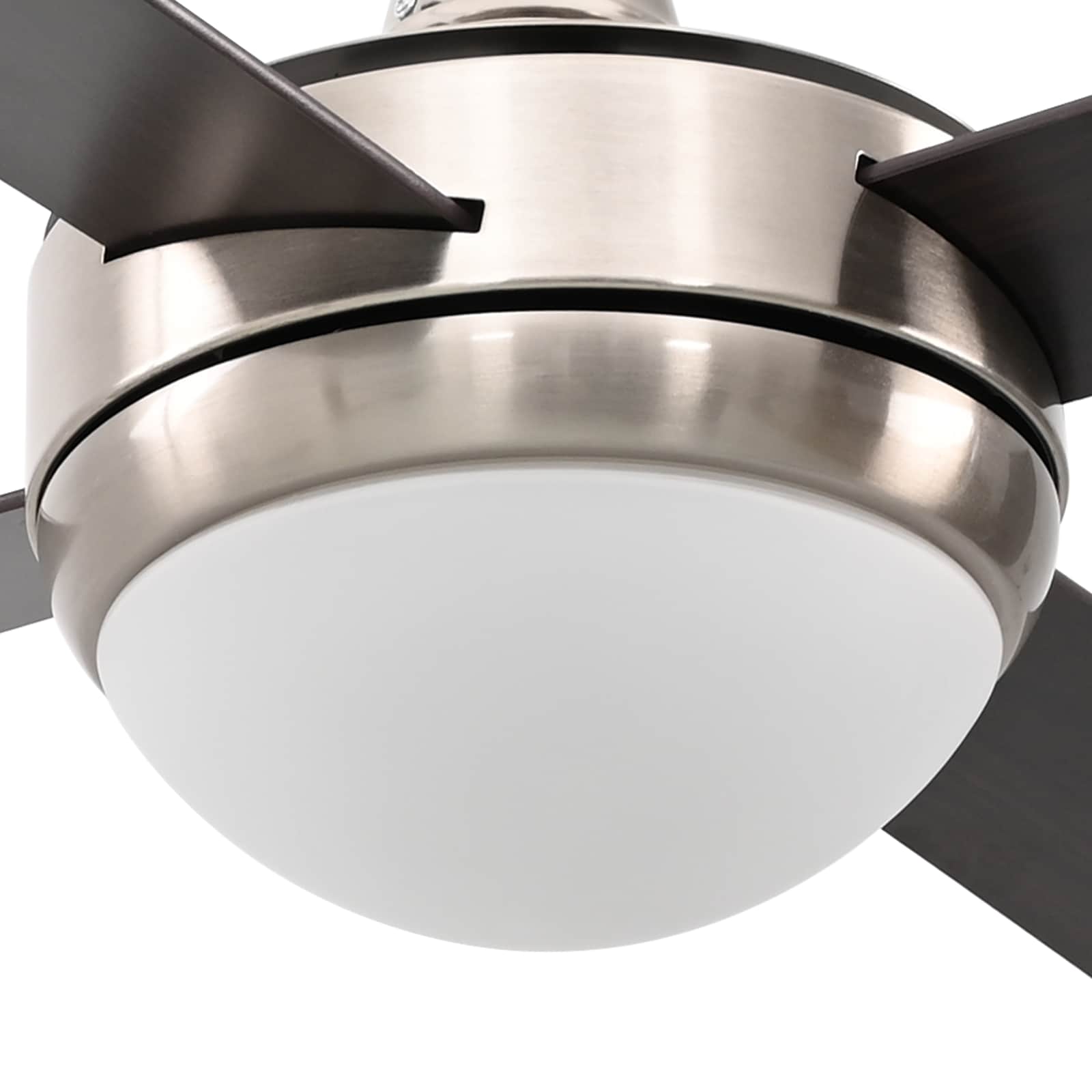 Deckenventilator mit Licht und Fernbedienung Ø 130 cm Weiß