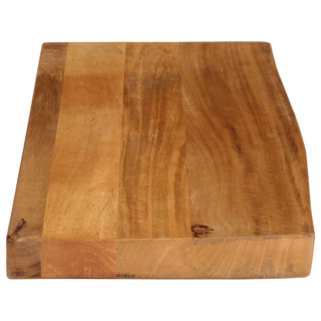 Wandregal 40x20x2,5 cm Rechteckig Massivholz Akazie Baumkante