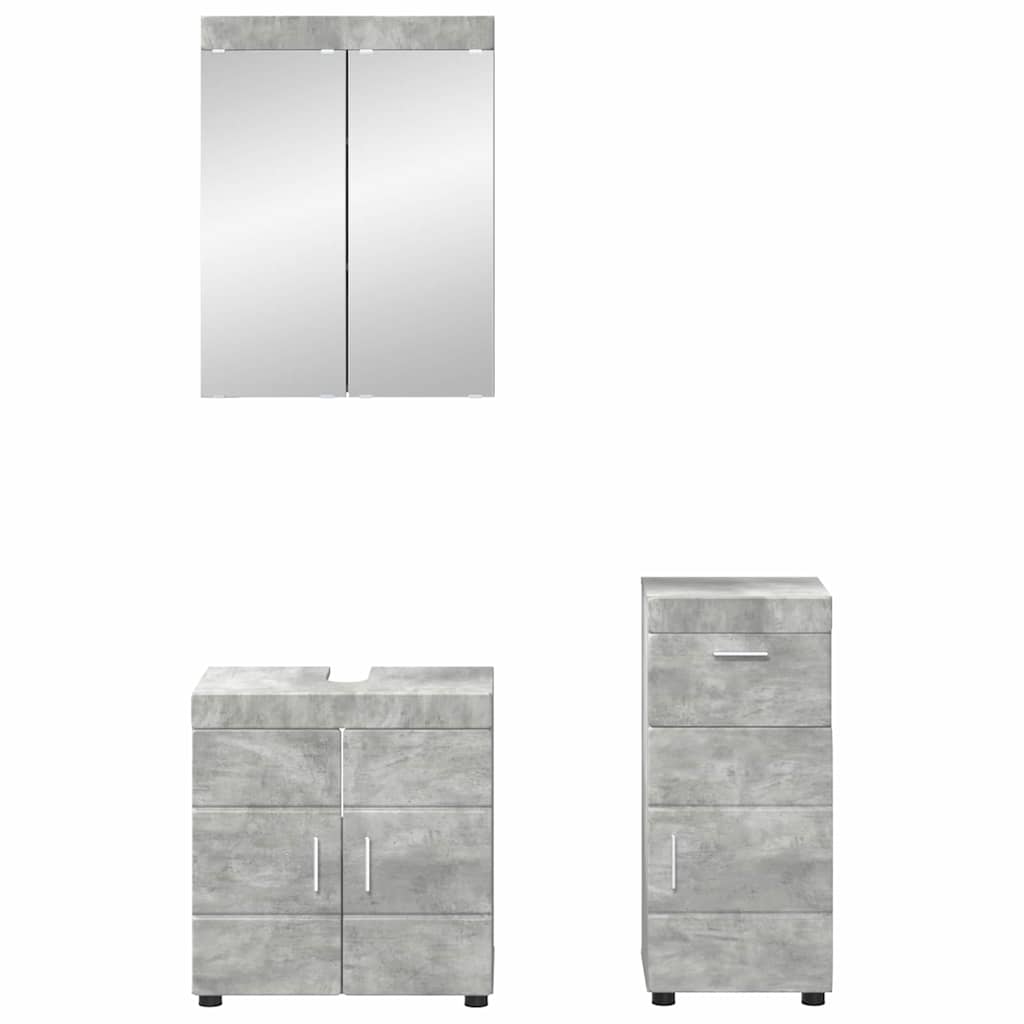 Badezimmermöbel-Set TULUM 2 pcs Weiß 60 x 34 x 63 cm