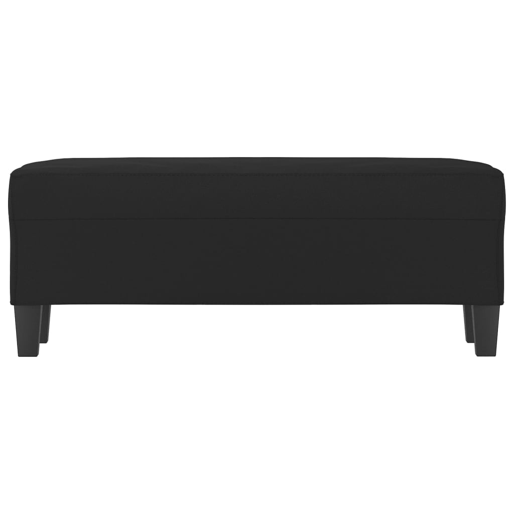 Sitzbank Hellgrau 70x35x41 cm Mikrofasergewebe