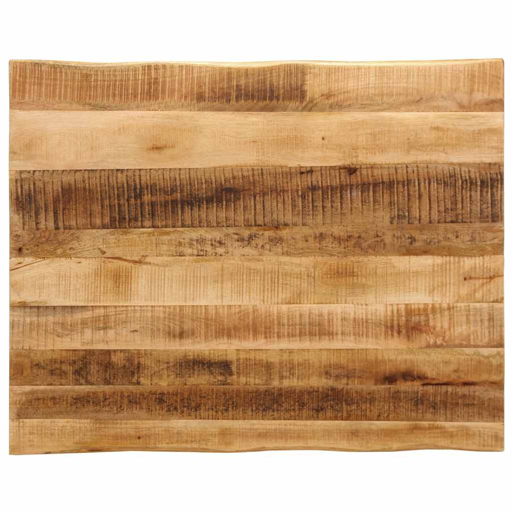 Tischplatte 40x40x2,5 cm Rechteckig Massivholz Akazie Baumkante