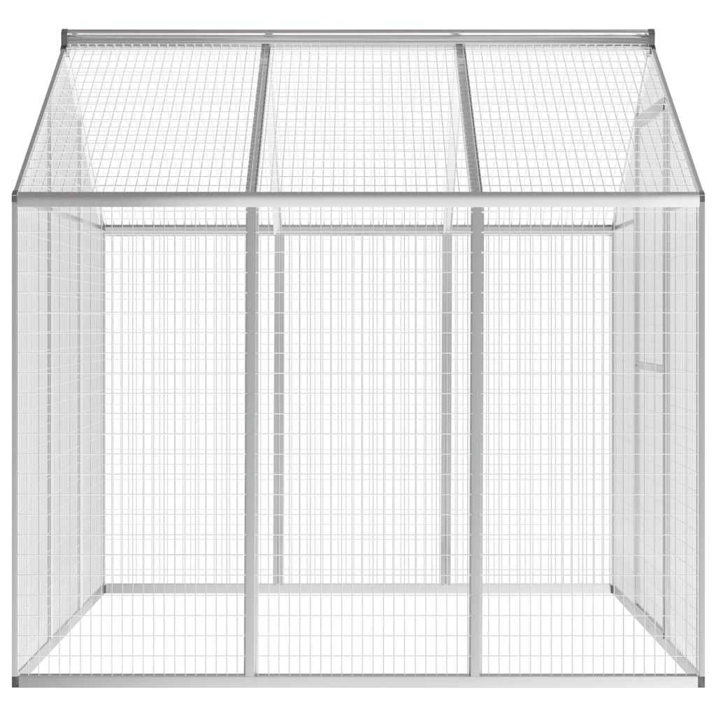 Außenvoliere Aluminium 178x122x194 cm