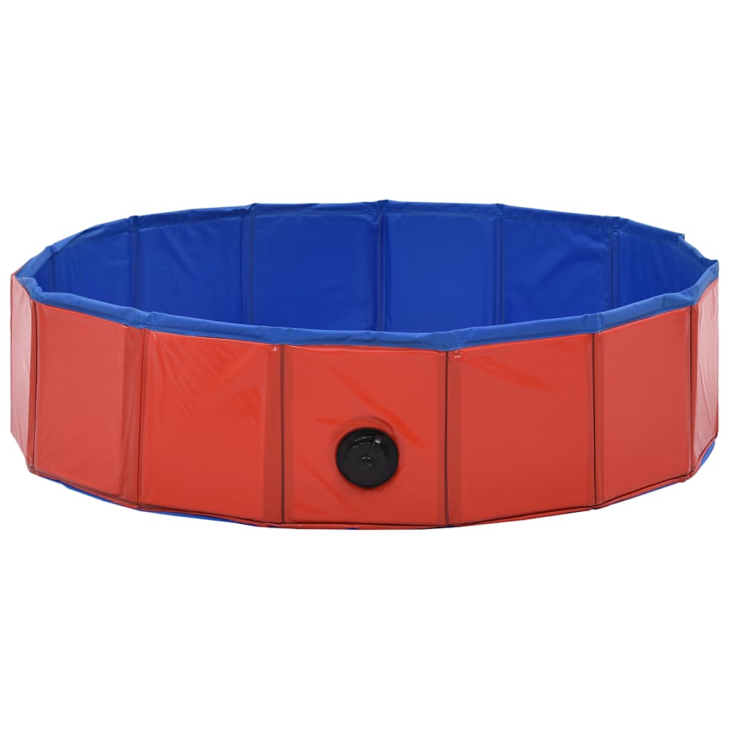 Hundepool Rot Ø200 x 30 cm Dicker PVC